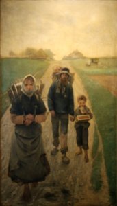 Les marchands de craie-Le matinnEnglish: The chalk sellers-in the morningnDutch: De Krijtverkopers-Morgenolfbrekern